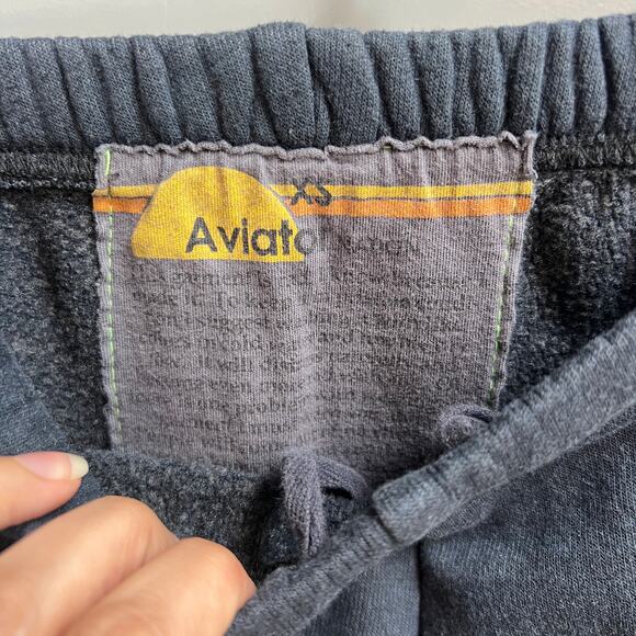 Aviator Nation Charcoal Neon Rainbow 5 Stripe Sweatpants Size XS - Picture 5 of 7